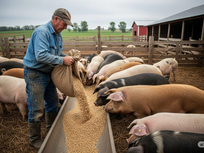 Resolving fluctuating feed mix and inconsistent performance in pig feed with DNA analysis